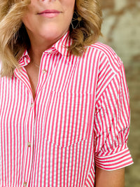 Darla Stripe Ruffle Hem Top - FINAL SALE