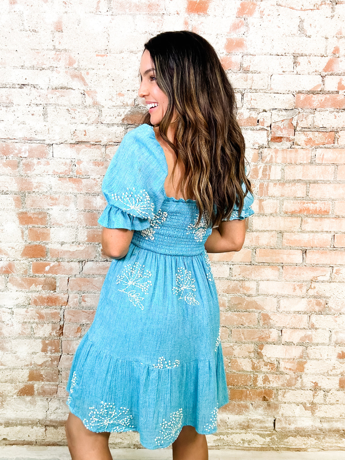 Brynlee Embroidered Dress