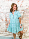 Collins Gingham Tiered Dress