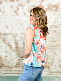 THML Chelsey Smocked Neck Top - FINAL SALE