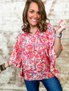 Beth Embroidered Poncho Top