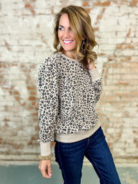 Sora Leopard Top