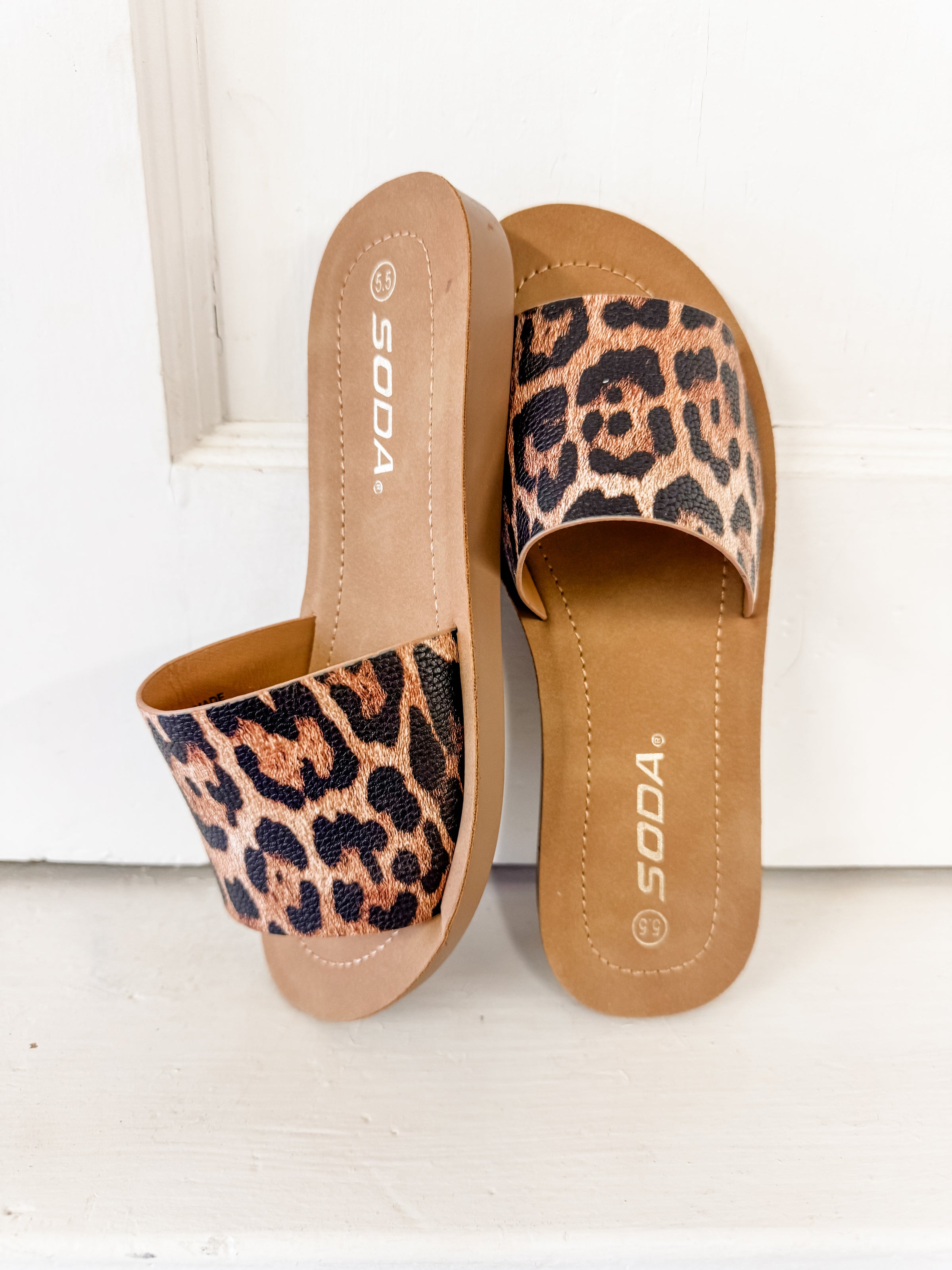 Melodie Leopard Sandal - FINAL SALE