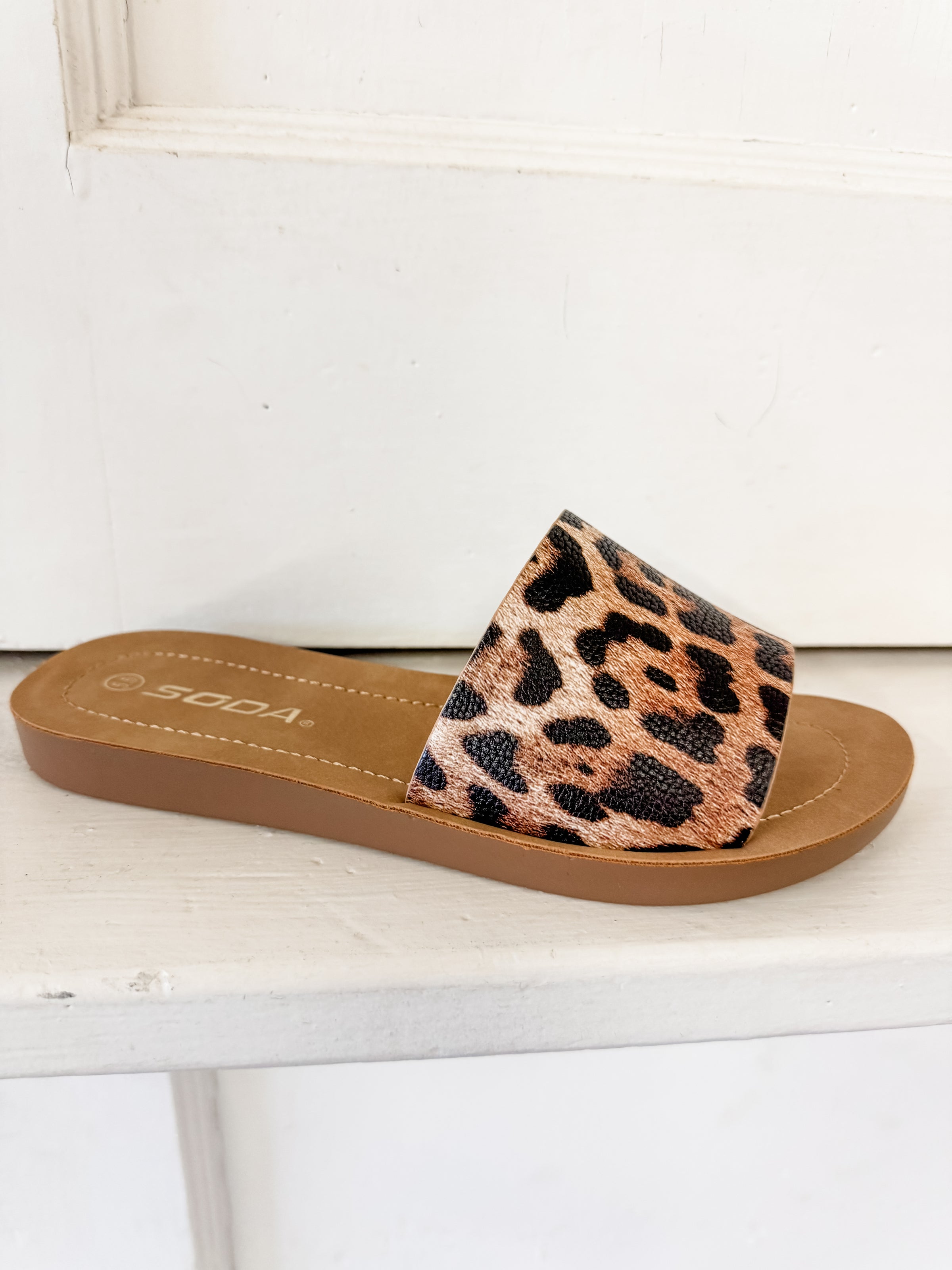 Melodie Leopard Sandal - FINAL SALE