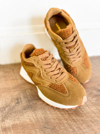 Calino Chestnut Sherpa Sneakers - FINAL SALE