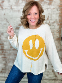 Smiley Face Sweater - FINAL SALE