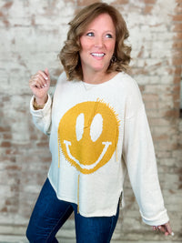 Smiley Face Sweater - FINAL SALE