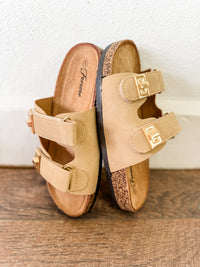 Bernice Double Buckle Sandal - FINAL SALE