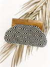 Pippa Woven Tapestry Clutch
