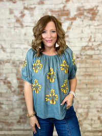 Ivy Jane Stitched Top