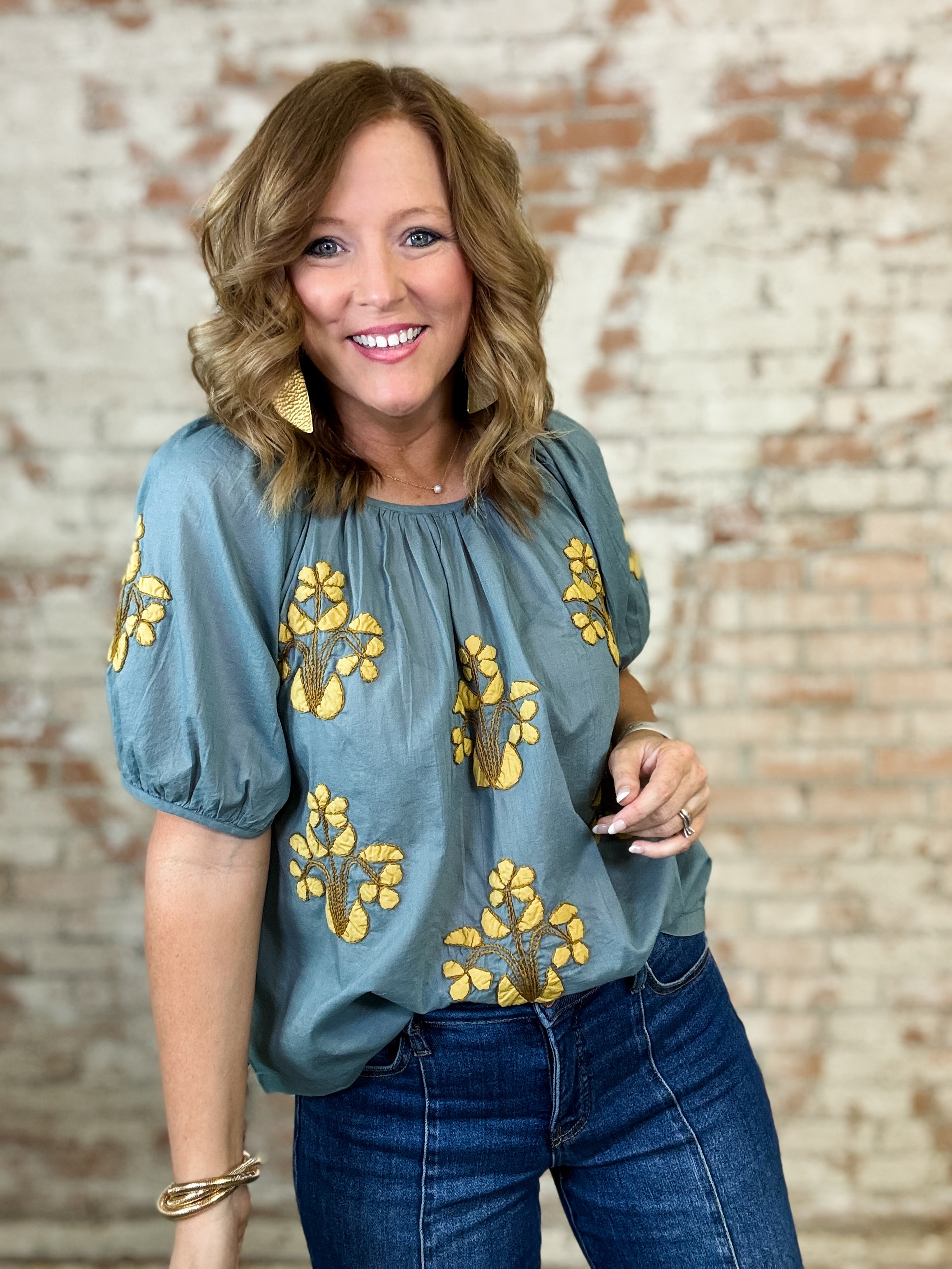 Ivy Jane Stitched Top