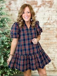 Margot Tartan Plaid Dress