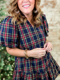Margot Tartan Plaid Dress