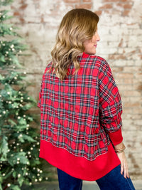 Merry Plaid Christmas Sweater