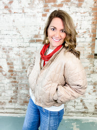 Beatrice Heart Quilted Jacket - FINAL SALE