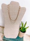 Anchor Chain Layered Necklace