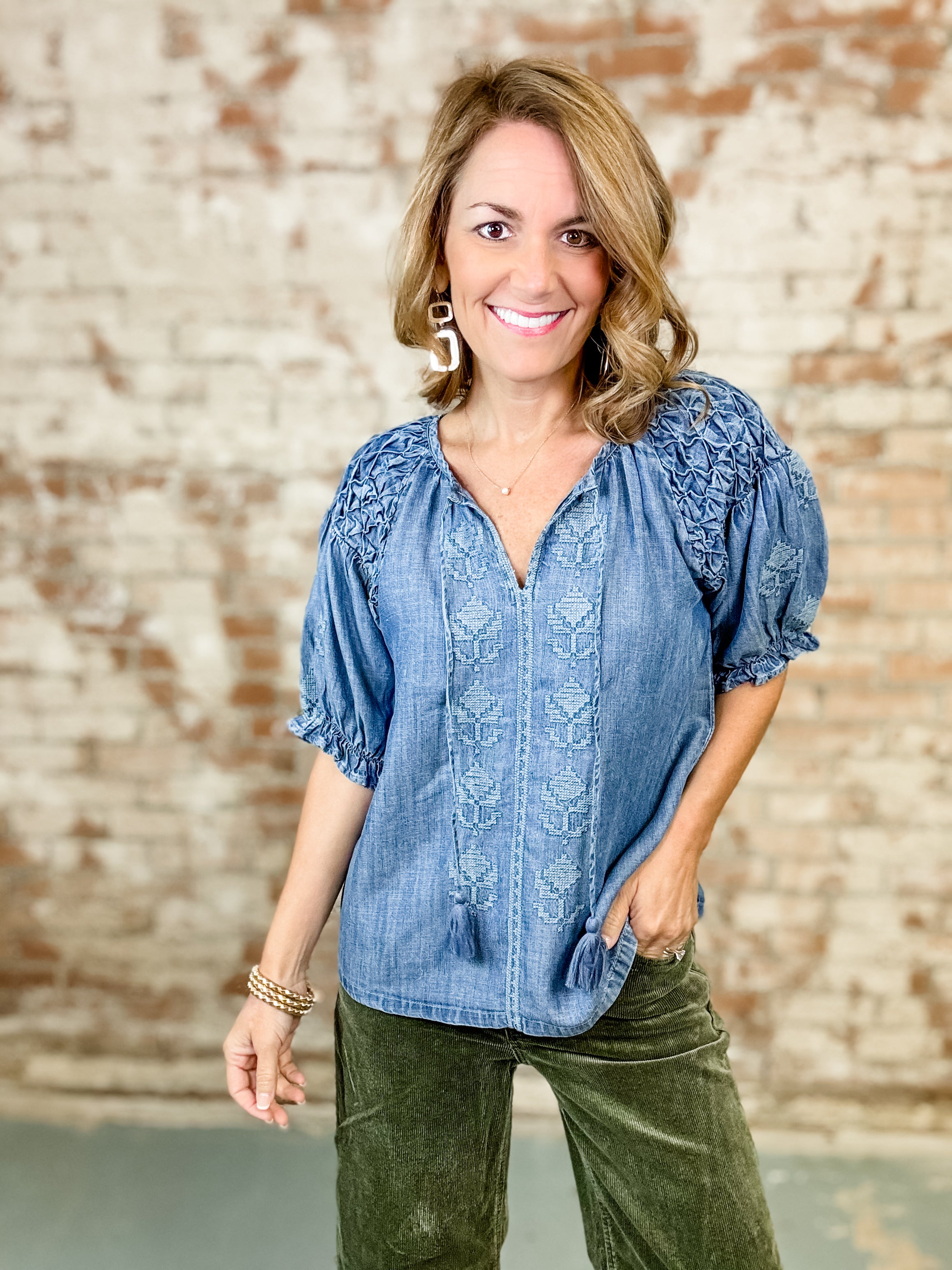 Ivy Jane Denim Top