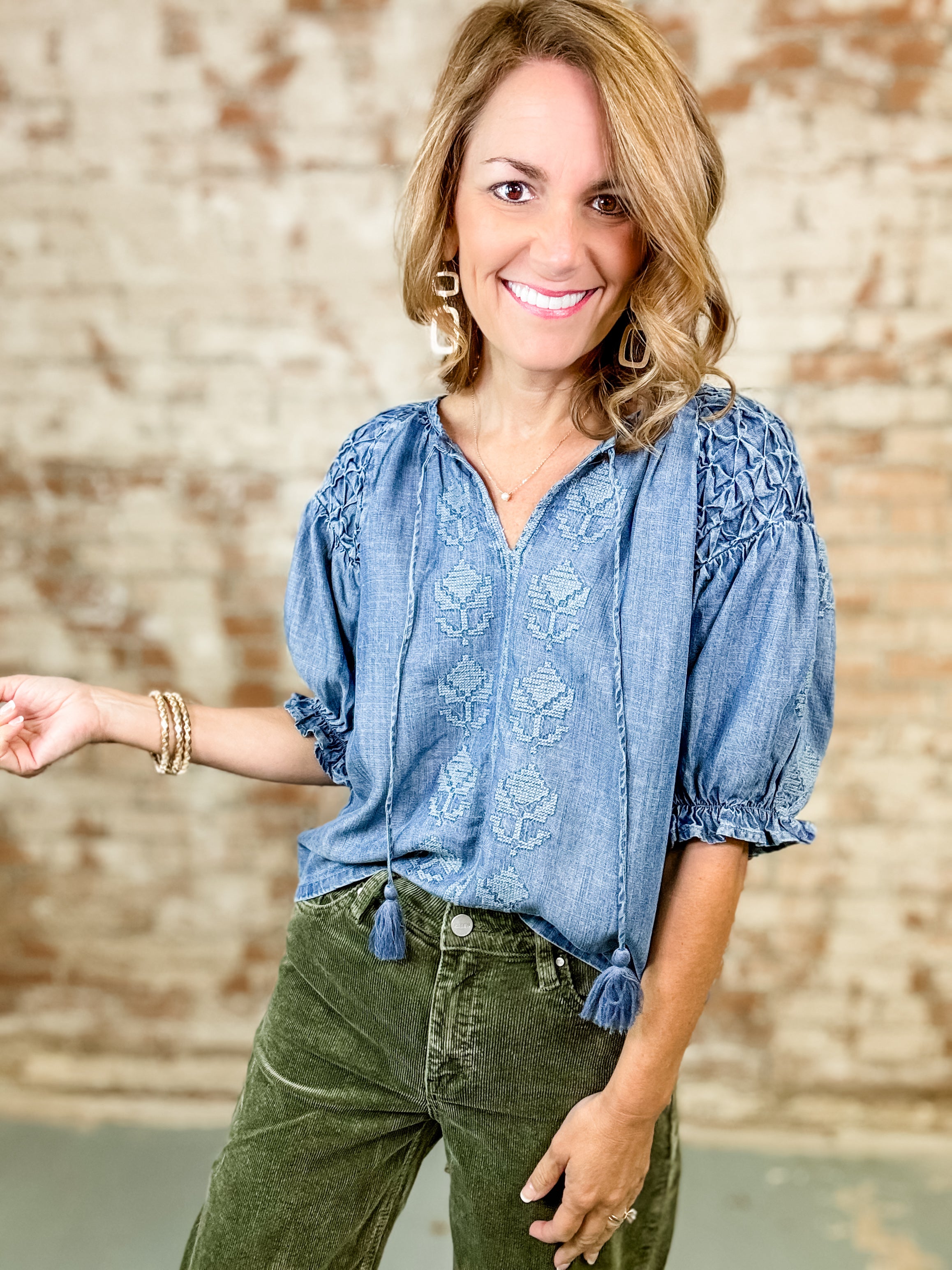 Ivy Jane Denim Top