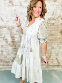 THML Denise Patchwork Dress-FINAL SALE