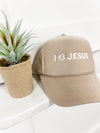 I <3 Jesus Embroidered Trucker Hat