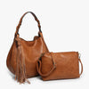 Saddle Brown Eloise Large Tassel Hobo Bag