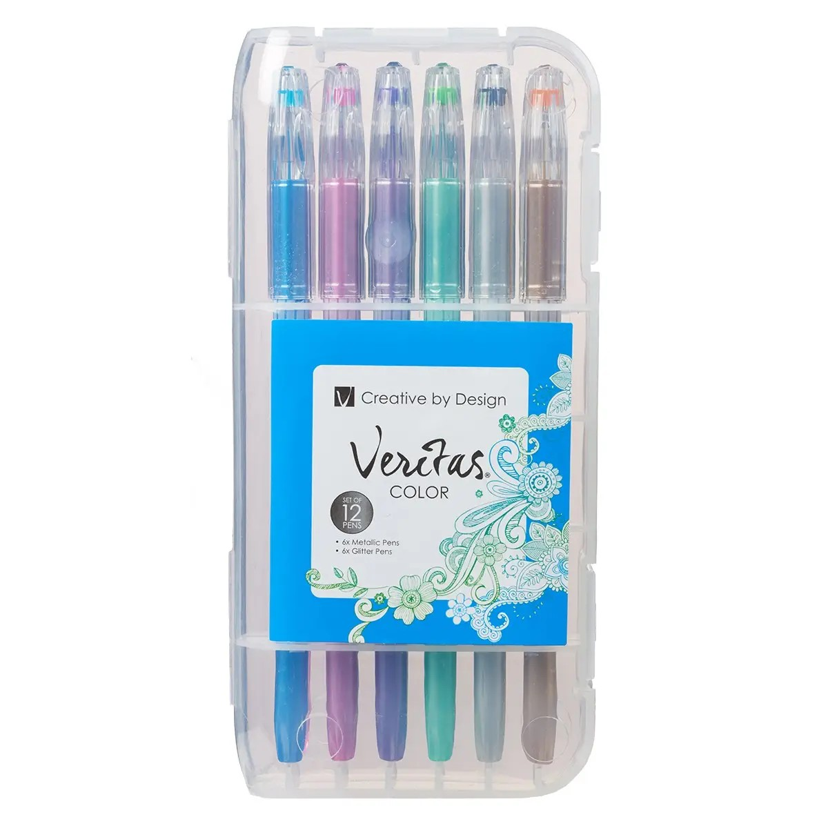 Veritas Metallic + Glitter Pen Set