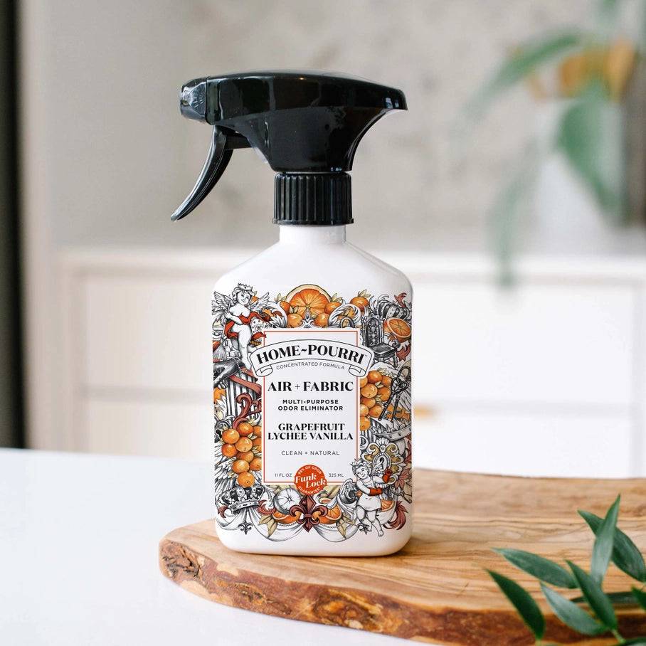 Air + Fabric Odor Eliminator Room Spray - Grapefruit Lychee Vanilla
