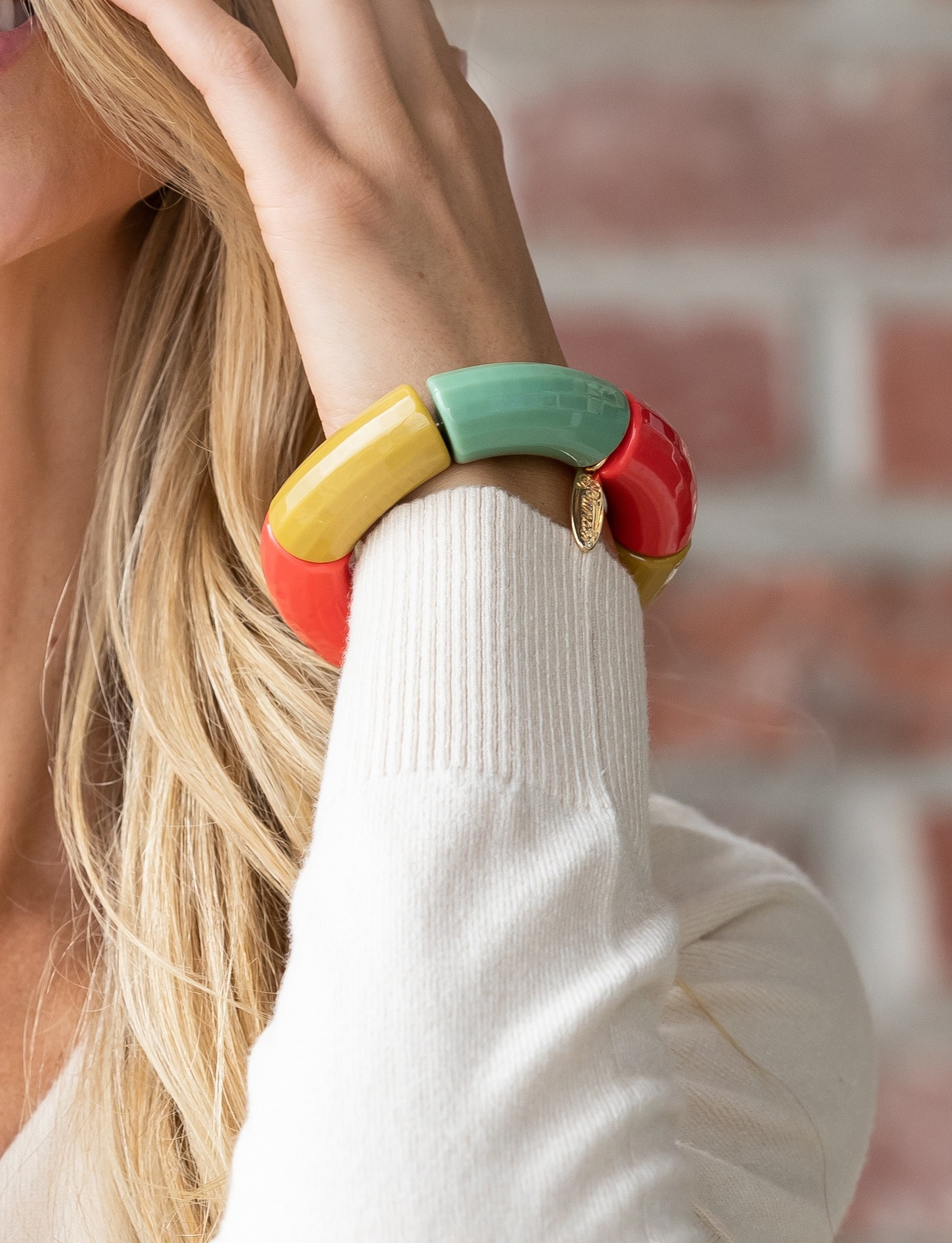 Alecia Tube Bead Bracelet-FINAL SALE
