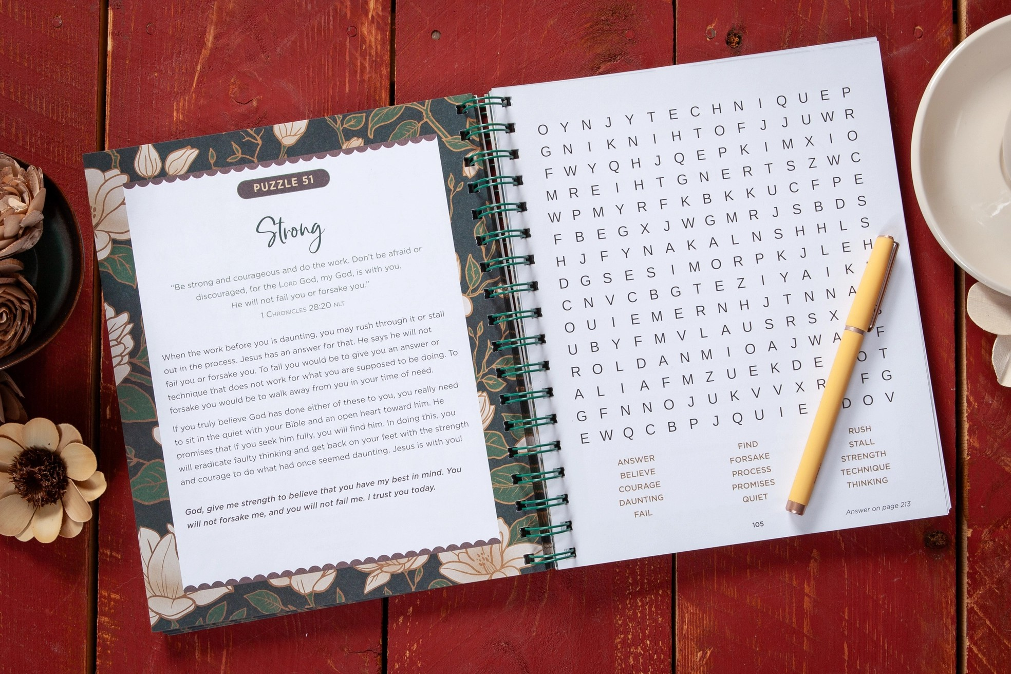 Strength for Women | Bible Word Search Devotional