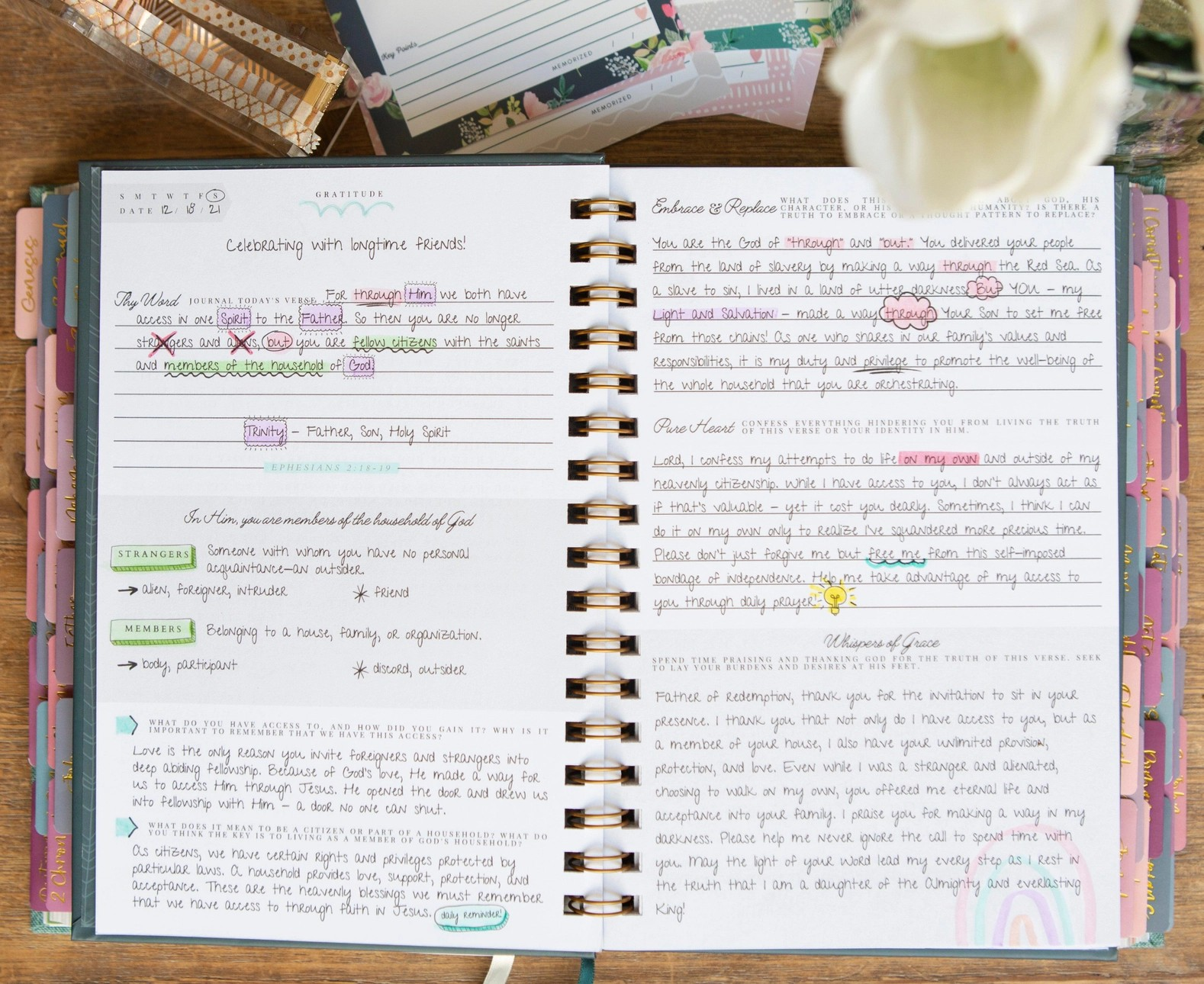 In Him | Guided Prayer Journal