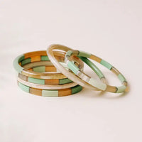 Matcha Tile Bangle Set | Sunshine Tienda