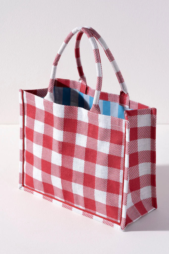 Dolly Checkered Tote