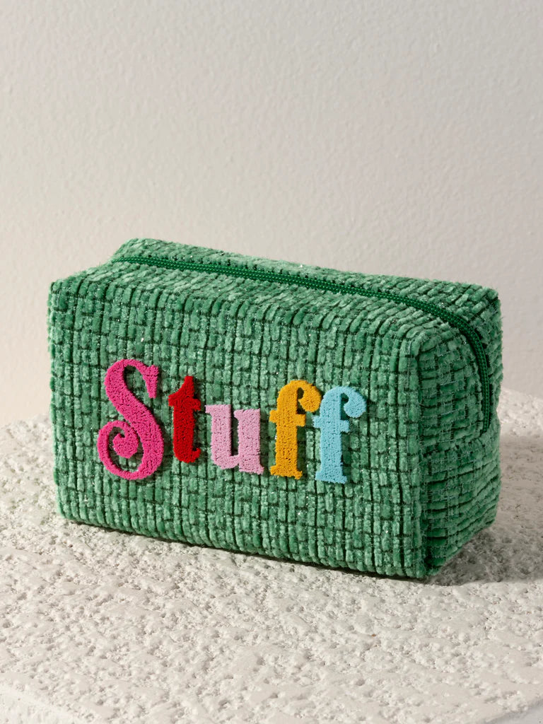 Stuff Textured Zip Pouch