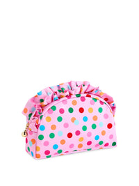 Sugarplum Ruffle Zip Pouches