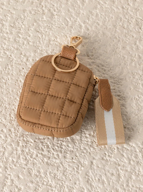 Ezra Quilted Clip On Pouch