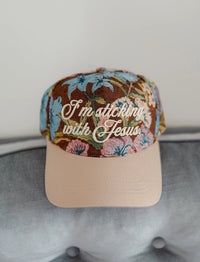 I'm Sticking With Jesus Cap
