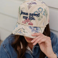 Jesus Saved My Life Cap