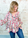 Carmen Floral Corduroy Top