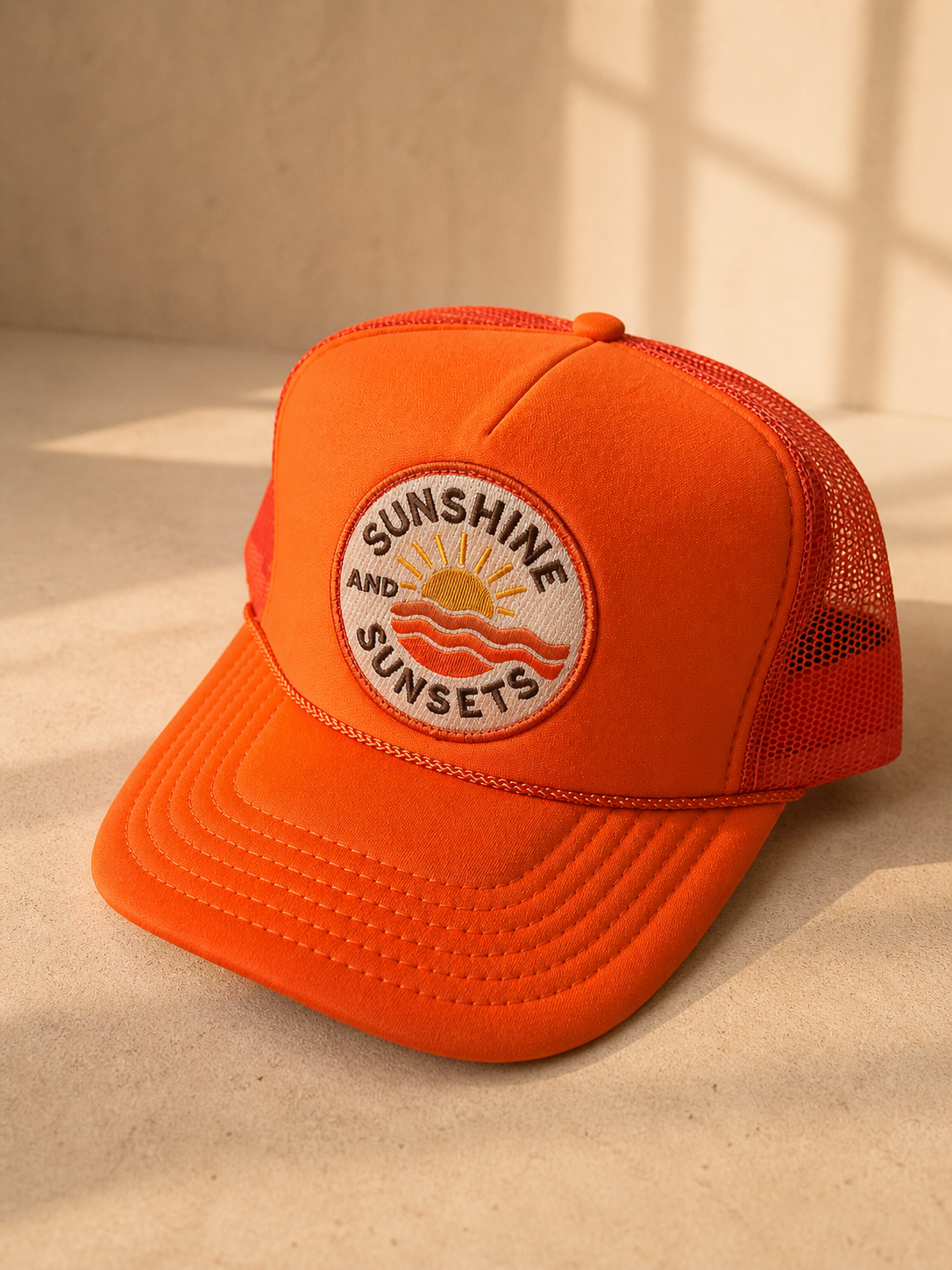 Sunshine and  Sunsets Cap