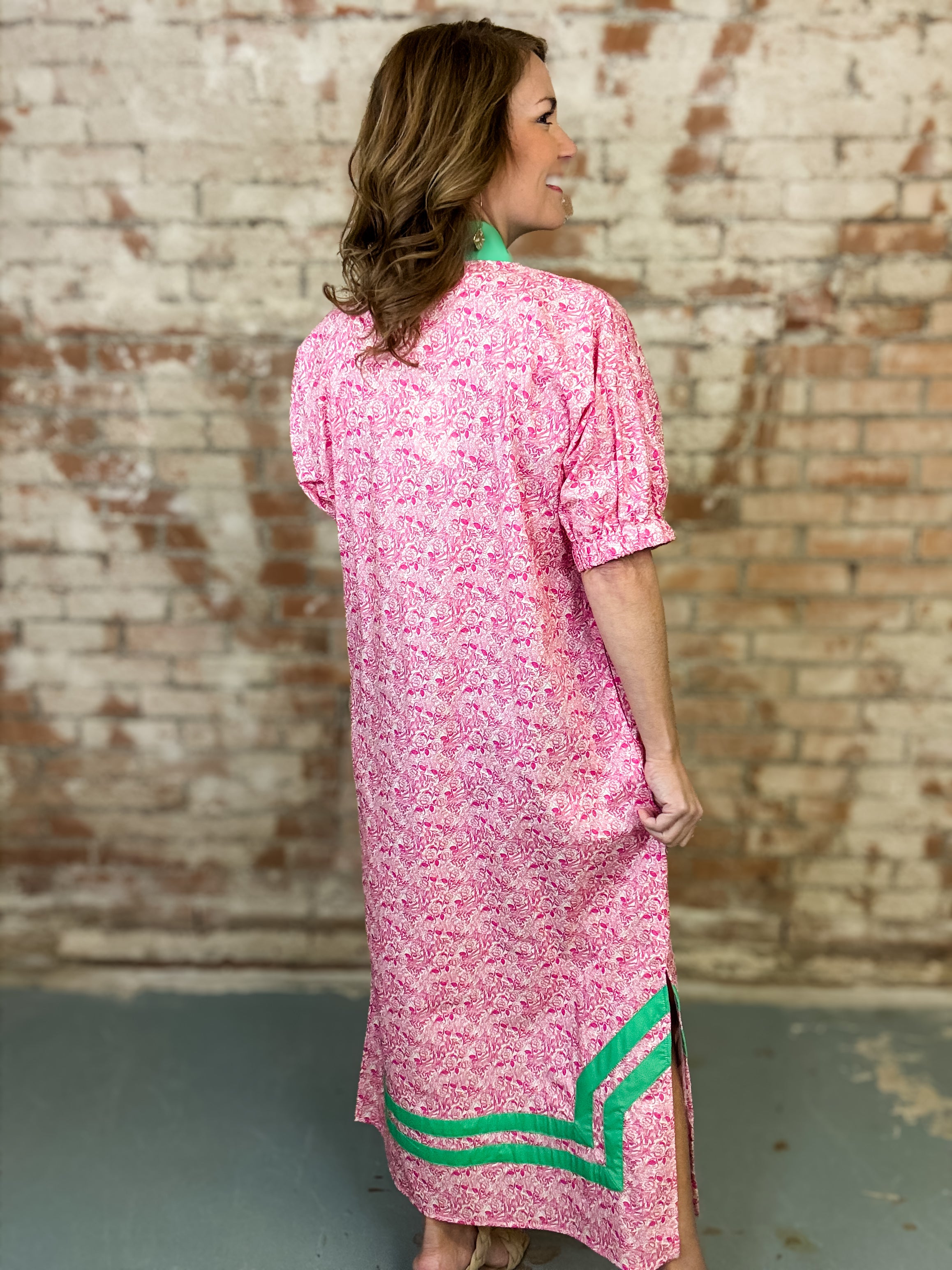 Callan Floral Print Midi Dress