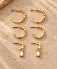 Khristal Hoop Earring Set