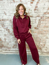 Crimson Sweatpant Set