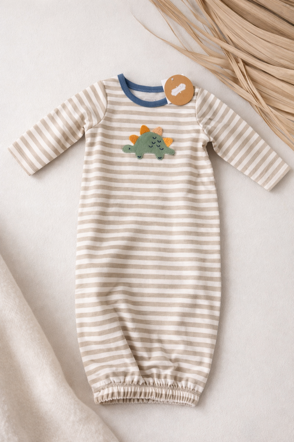 Mud Pie Dino Applique Gown