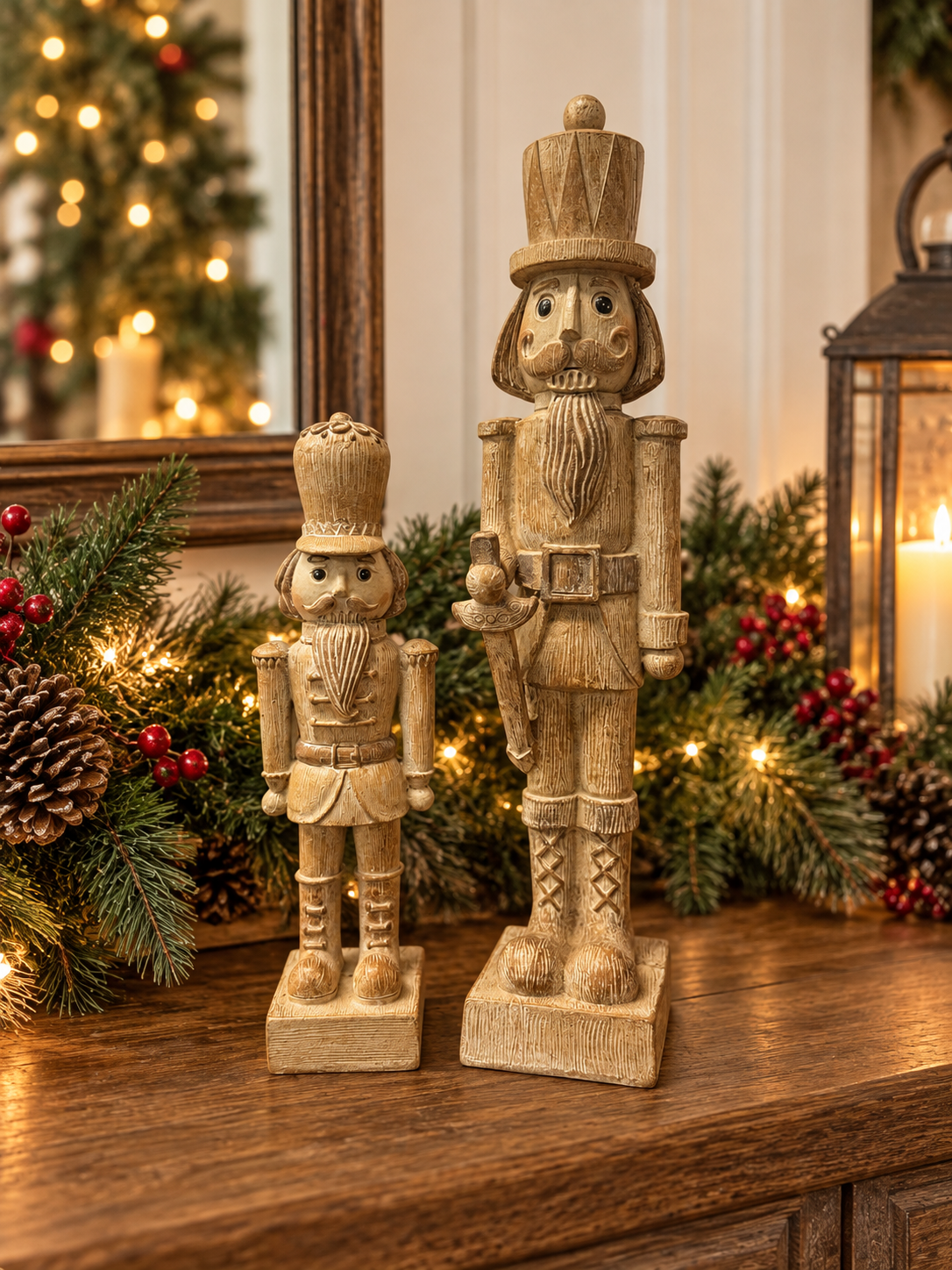 Natural Resin Nutcracker