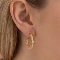 Emrie Twist Hoop Earrings