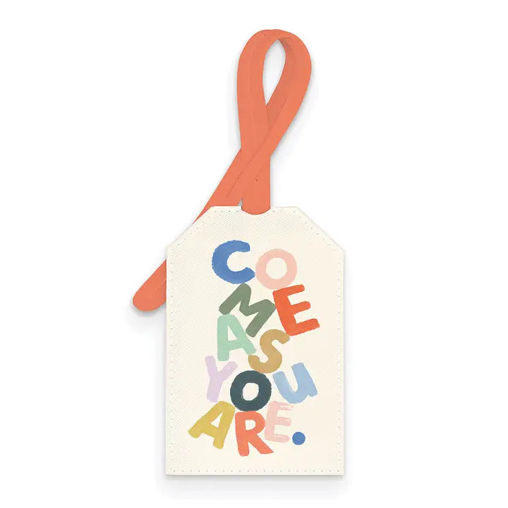 Come As You Are Slide-Out Luggage Tag