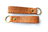 Scripture Leather Keychain