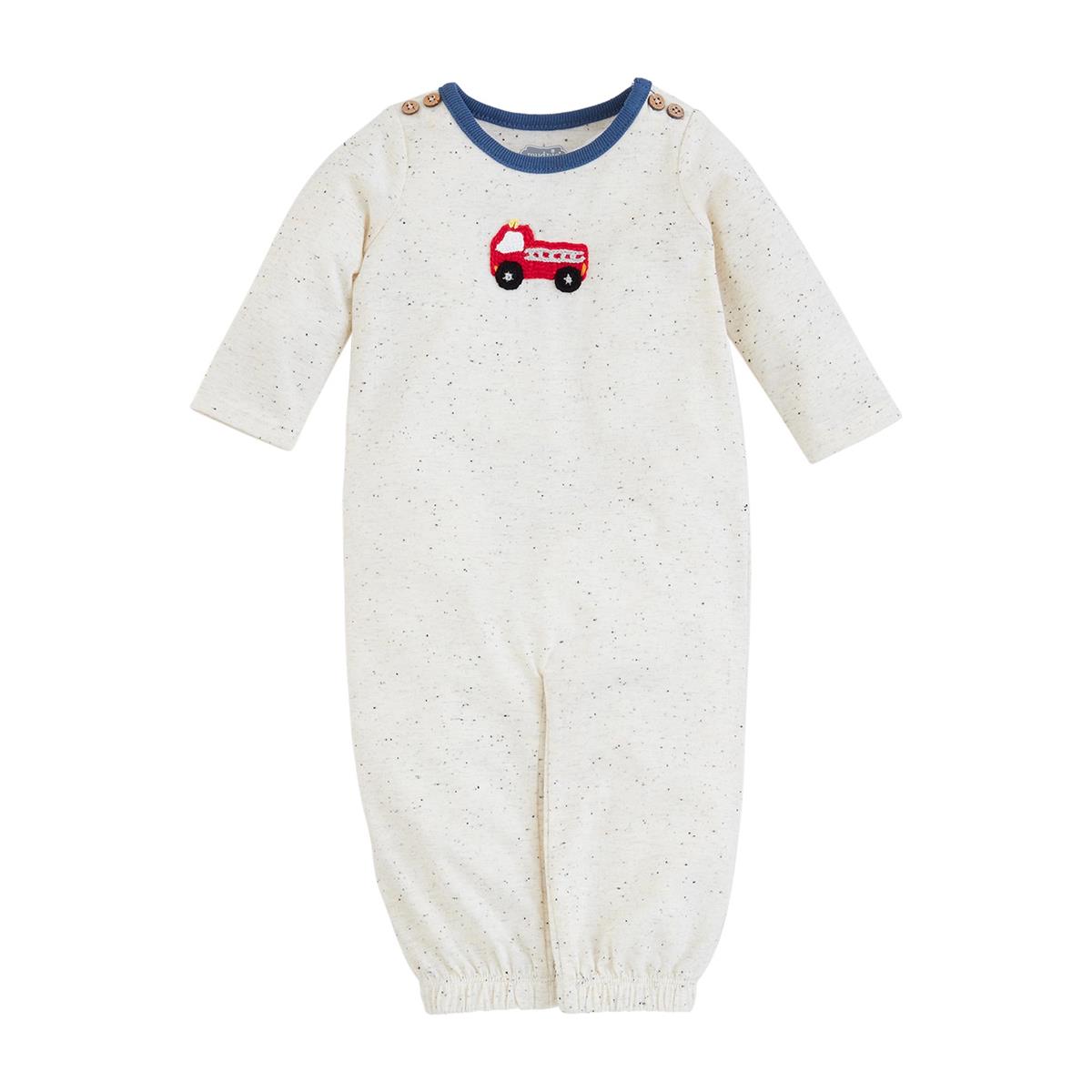 Fire Truck Crochet Romper