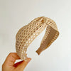 Woven Straw Twist Knot Headband - FINAL SALE