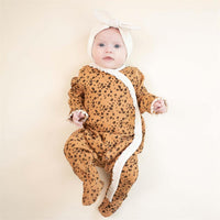 Mud Pie Spotted Fawn Sleeper & Headband Set